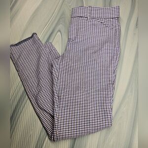 GAP Womens Signature Midrise Skinny Ankle Mini Houndstooth Pants
